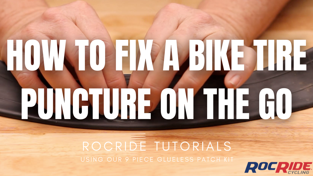 How To Fix a Bike Tire Puncture On The Go Using Our 9 Piece Glueless