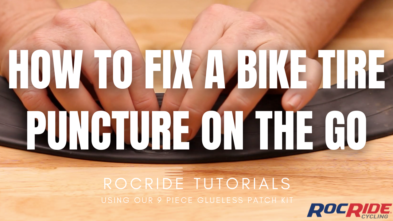 How To Fix a Bike Tire Puncture On The Go- Using Our 9 Piece Glueless Patch Kit