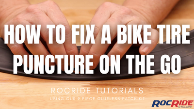 How To Fix a Bike Tire Puncture On The Go- Using Our 9 Piece Glueless Patch Kit